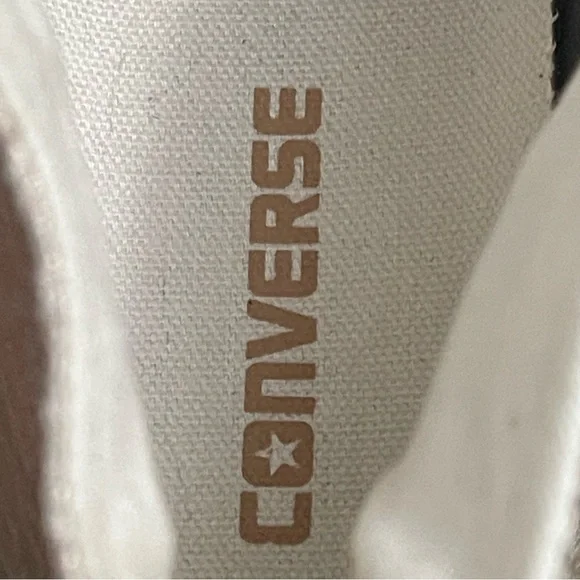 Converse Women's Metallic Rose Gold Reptile print High-Top All Star Sneakers - Picture 7 of 12